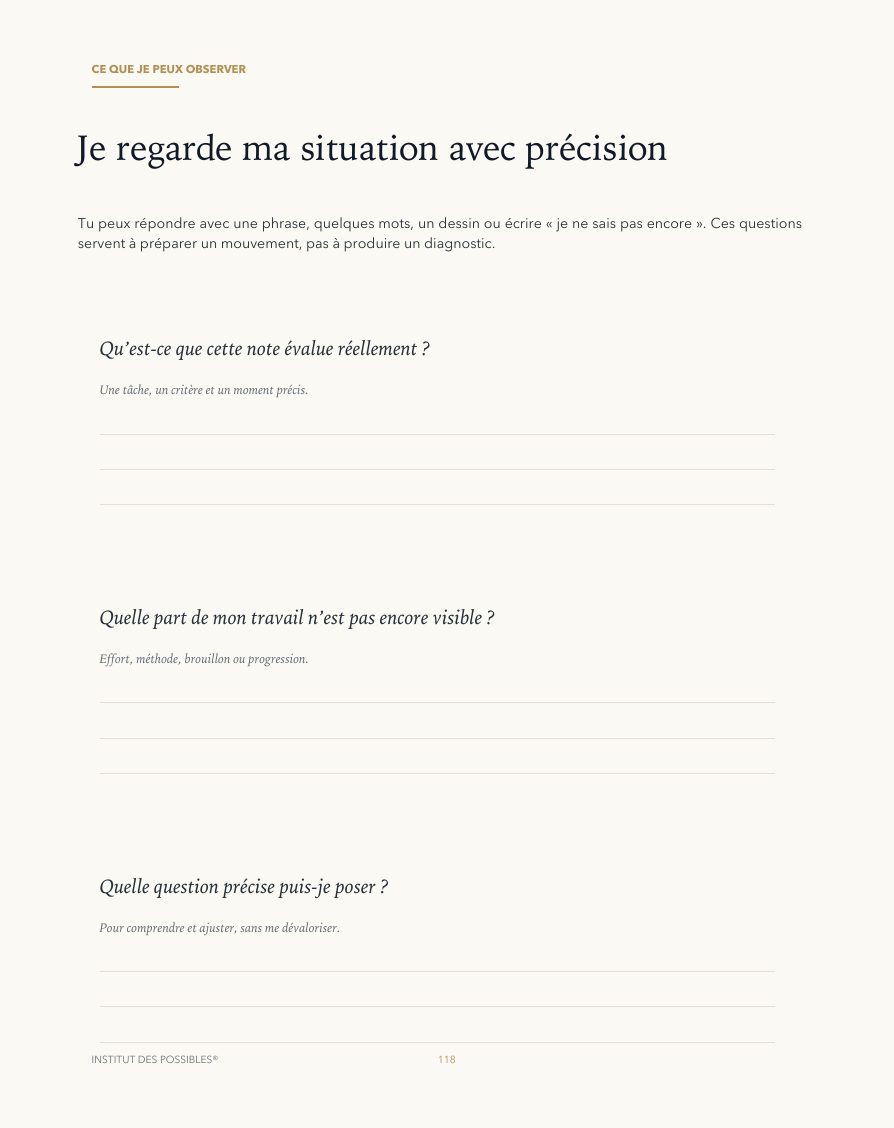 Extrait de Renouer avec l’enseignement