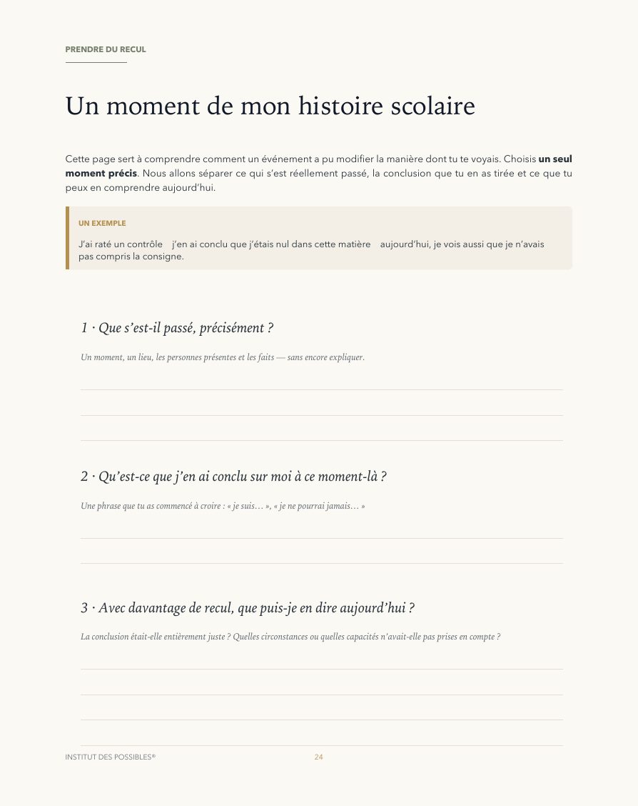 Page intérieure de Renouer avec l’enseignement